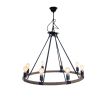 32" X 37" X 32" 8 Bulbs Rope  Pendant Lamp