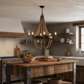 Brown And Black Ceiling Light