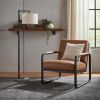 61" Grey And Black Arc Floor Lamp With White Fabric Drum Shade