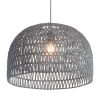 Gray Lantern Metal Dimmable Ceiling Light With Shades
