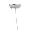 Silver Lantern Metal Chandelier With Silver Shades