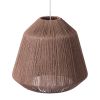 Brown Woven Paper String Hanging Pendent Lamp