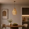Gold Metal Wire Mesh Hanging Pendant Light