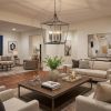 Bronze Metal Eight Light Dimmable Ceiling Light