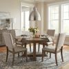 Silver Metal Dimmable Ceiling Light With Gray Shades