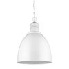 White Metal Dimmable Ceiling Light With White Shades