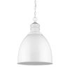 White Metal Dimmable Ceiling Light With White Shades