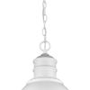 White Metal Dimmable Ceiling Light With White Shades