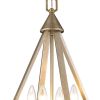 Gold Crystal Four Light Dimmable Ceiling Light