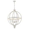 Callie 6-Light Country White Pendant