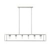 Silver Metal Twelve Light Dimmable Ceiling Light