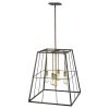 Bronze Metal Five Light Dimmable Ceiling Light
