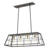 Bronze Metal Four Light Dimmable Ceiling Light