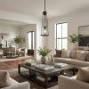 Bronze Iron Dimmable Ceiling Light