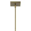 Bronze Metal Three Light Dimmable Ceiling Light With Copper Shades