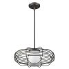 Bronze Crystal Dimmable Ceiling Light With Copper Shades