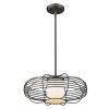 Bronze Crystal Dimmable Ceiling Light With Copper Shades