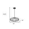 Bronze Crystal Dimmable Ceiling Light With Copper Shades