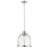 Stanton 1-Light Polished Nickel Pendant
