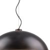 Black Iron Ten Light Dimmable Ceiling Light With Black Shades