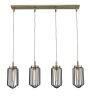 Reece 4-Light Aged Brass Island Pendant