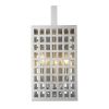 White And Clear Three Light Seeded Dimmable Outdoor Hanging Lights With White And Clear Shades