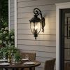Laurens 3-Light Matte Black Wall Light
