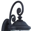 Black And Clear Three Light Seeded Dimmable Outdoor Hanging Lights With Black And Clear Shades