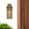 Brass And Clear Transparent Dimmable Outdoor Hanging Light With Brass And Clear Shades