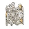Vitozzi 1-Light Antique Silver Leaf Sconce