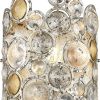Vitozzi 1-Light Antique Silver Leaf Sconce