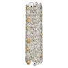 Vitozzi 3-Light Antique Silver Leaf Sconce