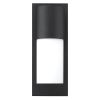 Black Frosted Dimmable Outdoor Hanging Light With Black And White Shades