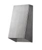Silver Dimmable Outdoor Hanging Light With Silver Shades
