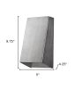Silver Dimmable Outdoor Hanging Light With Silver Shades