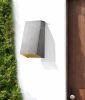 Silver Dimmable Outdoor Hanging Light With Silver Shades