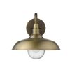 Brass Seeded Dimmable Outdoor Hanging Light With Brass Shades