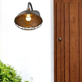 Bronze And Black Dimmable Outdoor Hanging Light With Bronze And Black Shades