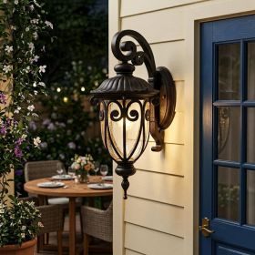 Dark Brown Hanging Goblet Wall Light