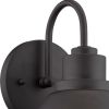Black And White Frosted Dimmable Outdoor Hanging Light With Black And White Shades