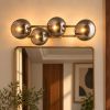Lunette 4-Light Aged Brass Sconce