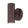Bronze LED Dimmable Outdoor Hanging Light With Bronze Shades