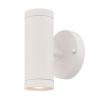 White LED Dimmable Outdoor Hanging Light With White Shades