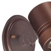 Bronze Dimmable Outdoor Hanging Light With Bronze Shades