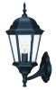 Black And Clear Seeded Dimmable Outdoor Hanging Light With Black And Clear Shades