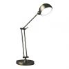 Shiny Satin Brass LED Adjustable Desk Lamp