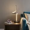 22" Black Bedside Led Table Lamp