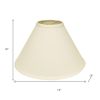 Ivory No Slub Innsbruck Print Cone Lamp Shade