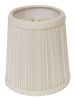 White Broadcloth Empire Lamp Shade
