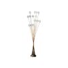 62" Yellow 16 LED Novelty Floor Lamp With White